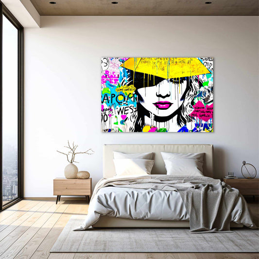 Graffiti Art Framed Print - Radiant Umbrella Comic Burst-Radiant Umbrella Comic Burst-Graphique Addictions