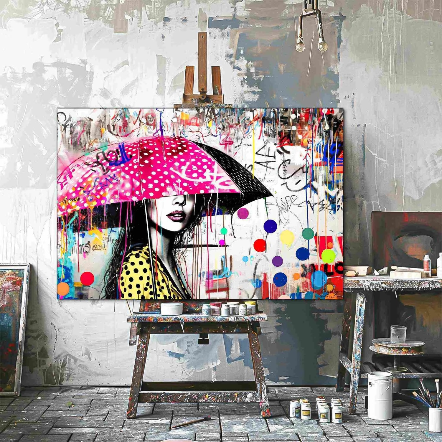 graffiti and street art collection image mockup